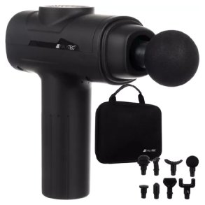 Massagepistol med 8 massagehoveder