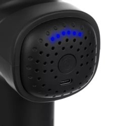 Massagepistol med 8 massagehoveder