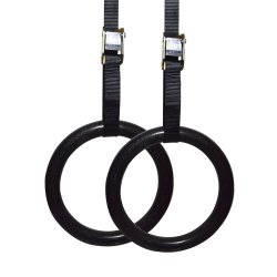 Crossfit Gymnastikringe Sort