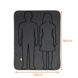 Elektrisk Varmet�ppe 180x130 cm