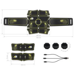 HMS ABS Master Pro Muskelstimulator