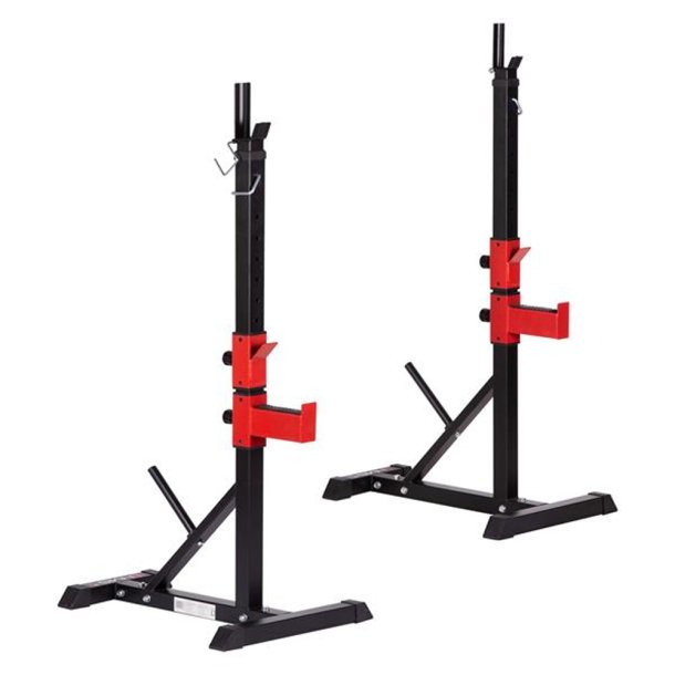 Fritstående Squat Rack Sort