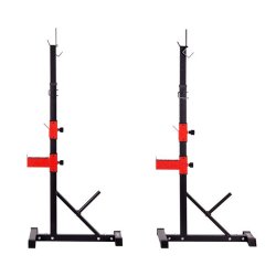 Fritstende Squat Rack Sort