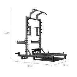 HMS Squat Rack med Hip Thrust