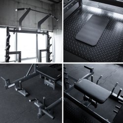 HMS Squat Rack med Hip Thrust