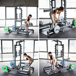 HMS Squat Rack med Hip Thrust