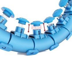 HMS Smart Justerbar Hulahopring med Vgt (Bl)