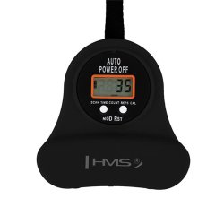 HMS Smart Justerbar Hulahopring med Vgt (Sort/Guld)