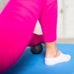 Massagebold Sort - 12 cm