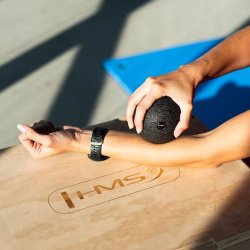 Massagebold Sort - 12 cm