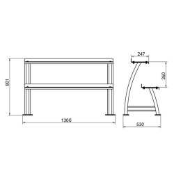 Kettlebell Stativ til Opbevaring