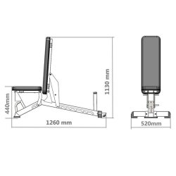 HMS Pro Justerbar Trningsbnk