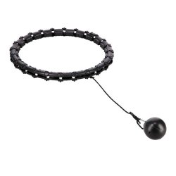 HMS Smart Justerbar Hulahopring med Vgt (Sort)