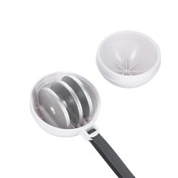 HMS Deluxe Smart Justerbar Hulahopring med Vgt (Hvid/Sort)