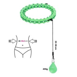 HMS Smart Justerbar Hulahopring med Vgt (Grn)