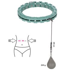 HMS Smart Justerbar Hulahopring med V�gt