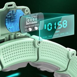 HMS Smart Justerbar Hulahopring med Vgt (Grn)