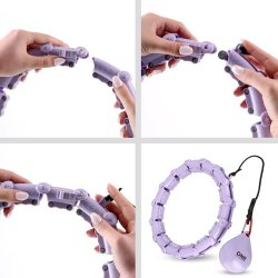 ONE Smart Justerbar Hulahopring med Vgt (Lilla)