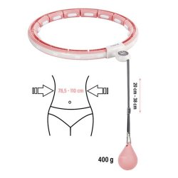 HMS Smart Justerbar Hulahopring med Vgt (Pink)