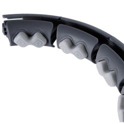 HMS Smart Justerbar Hulahopring med Vgt (Sort/Gr)