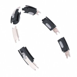 HMS Smart Justerbar Hulahopring med Vgt (Sort/Hvid)