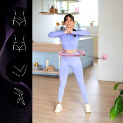 HMS Smart Justerbar Plus Size Hulahopring med Vgt