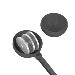 HMS Deluxe Smart Justerbar Hulahopring med Vgt (Sort/Pink)