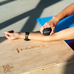 Massagebold Sort - 6,5 cm