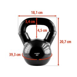 HMS Vinyl Kettlebell - 8 kg