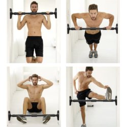 Justerbar Pull Up Bar til d�rkarm 70-100 cm