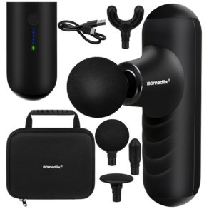 Mini Massagepistol med 4 massagehoveder