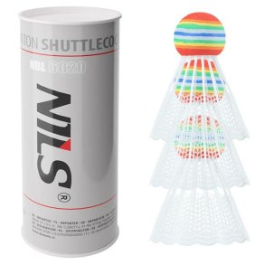 NILS Nylon Badmintonbolde 3-Pak