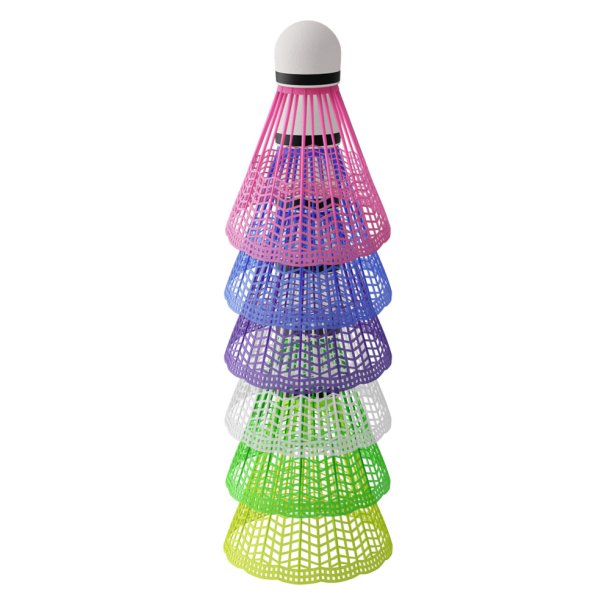 NILS Nylon Badmintonbolde 6-Pak