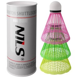 NILS Nylon Badmintonbolde 3-Pak