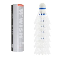 NILS Nylon Badmintonbolde 6-Pak