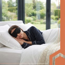 Sovemaske med Memory Foam