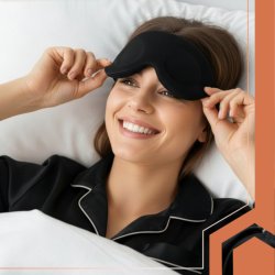 Sovemaske med Memory Foam