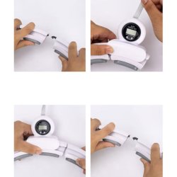 Smart Justerbar Hulahopring med V�gt (Hvid)