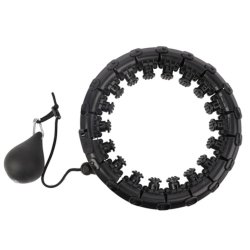 Smart Justerbar Hulahopring med V�gt (Sort)