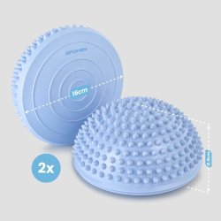 Balancepuder med Massageknopper 2 stk.