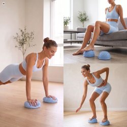 Balancepuder med Massageknopper 2 stk.