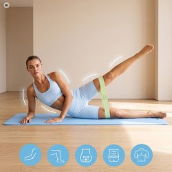 Spokey Booty Band Tr�ningselastik (16 kg)