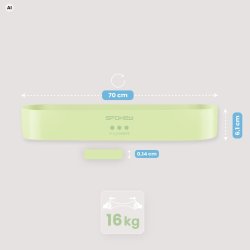 Spokey Booty Band Tr�ningselastik (16 kg)
