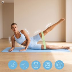 Spokey Booty Band Tr�ningselastik S�t (7-16 kg)