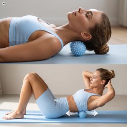 Dobbelt Massagebold med Knopper