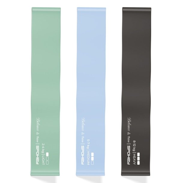 Booty Band Tr�ningselastikker 3-pak (2-12 kg)