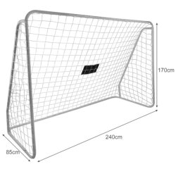 Trizand Fodboldm�l 240x170 cm + M�ldug til Skudtr�ning