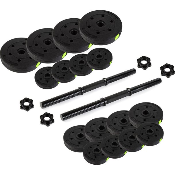 Justerbare Hndvgte St - 2x 20 kg