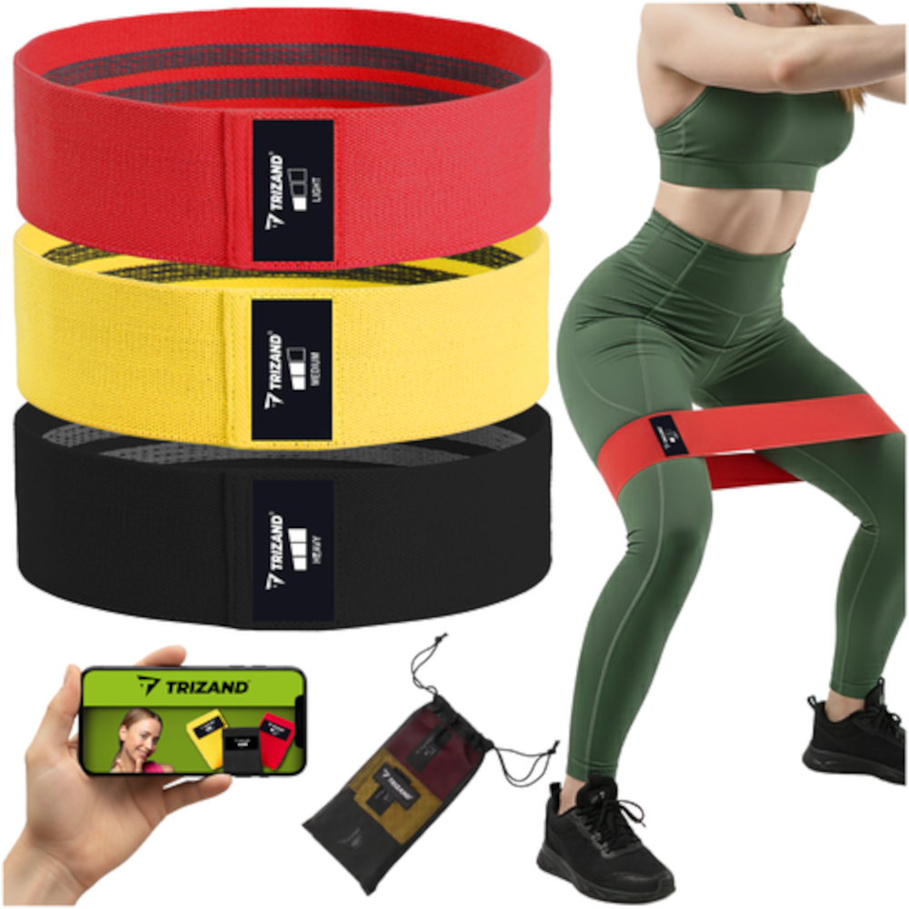 Booty Band Træningselastikker 3-pak (8-31 kg) - Træningsudstyr | LavprisFitness.dk