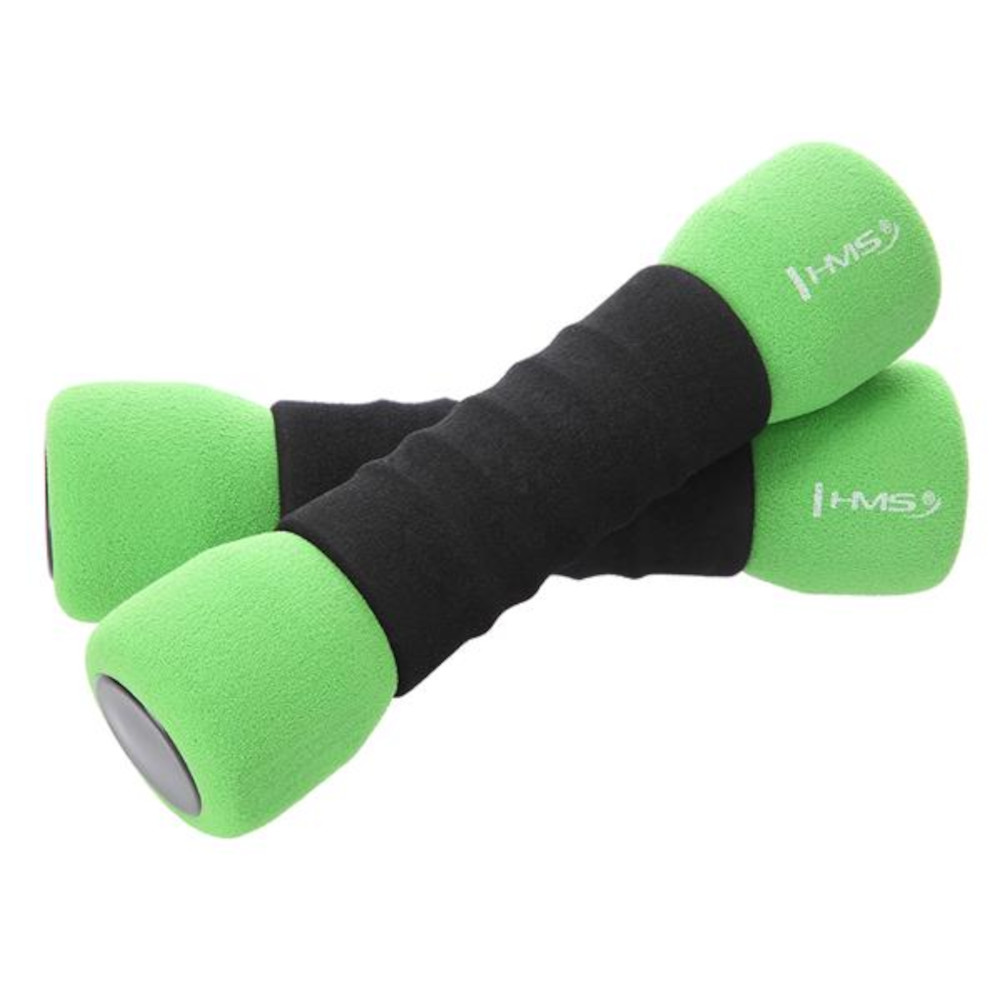 HMS Håndvægtsæt 2x 1,5 kg - Neopren Håndvægte - Styrketræning | LavprisFitness.dk